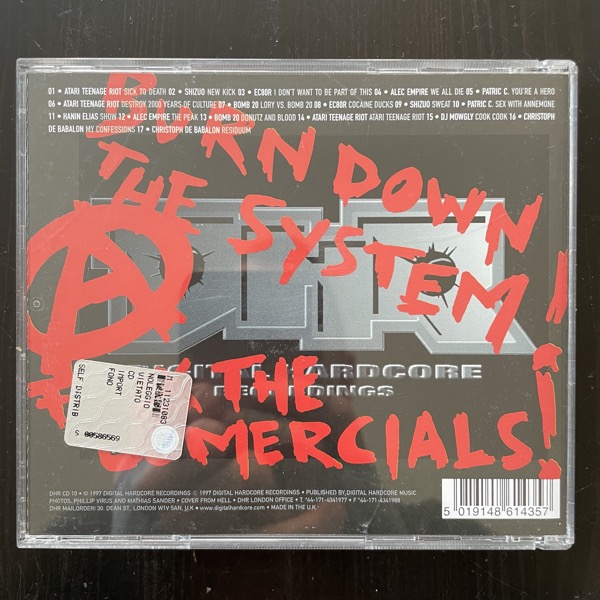 VARIOUS Riot Zone (Digital Hardcore - UK repress) (EX) CD