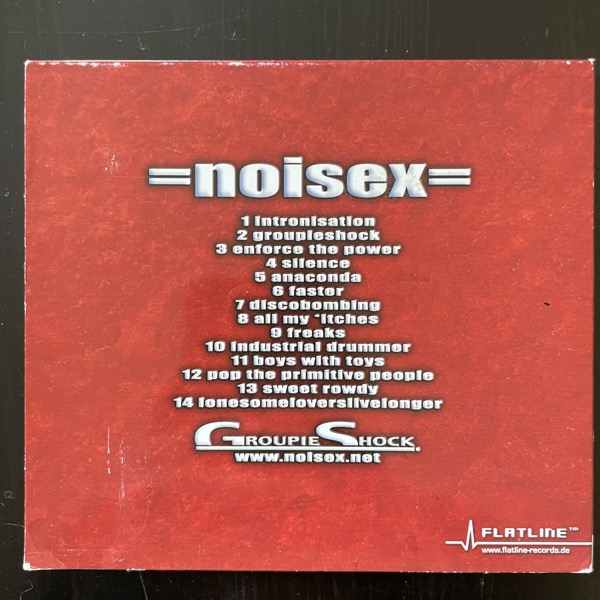 NOISEX Groupieshock (Flatline - Germany original) (VG+) CD