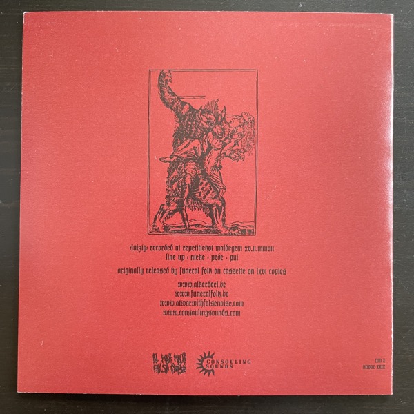 ALKERDEEL Luizig (At War With False Noise - UK, Belgium reissue) (EX) CD