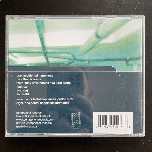 SOMATIC RESPONSES Accidental Happiness (Component - USA original) (EX) CD