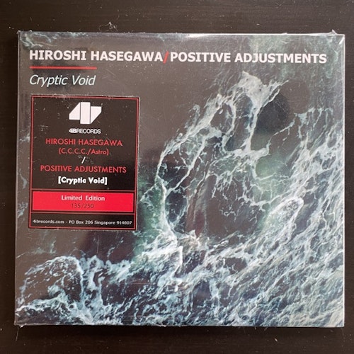 HIROSHI HASEGAWA / POSITIVE ADJUSTMENTS Cryptic Void (4iB - Singapore original) (SS) CD