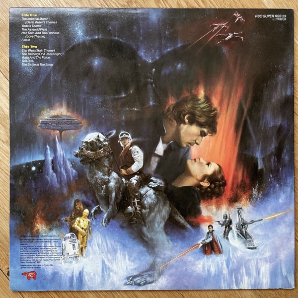 SOUNDTRACK John Williams, The London Symphony Orchestra – Star Wars: The Empire Strikes Back (RSO - UK original) (EX) LP