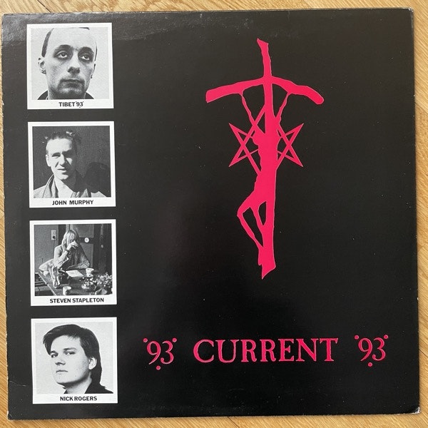 CURRENT 93 Dogs Blood Rising (L.A.Y.L.A.H. Antirecords - Belgium 1988 reissue) (VG+) LP