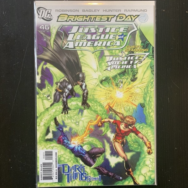 BRIGHTEST DAY: Justice League America #46 2010 DC Comics