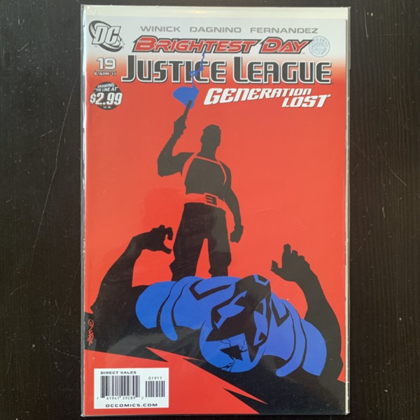 BRIGHTEST DAY: Justice League Generation Lost #19 2011 DC Comics
