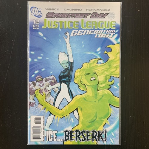 BRIGHTEST DAY: Justice League Generation Lost #12 2010 DC Comics