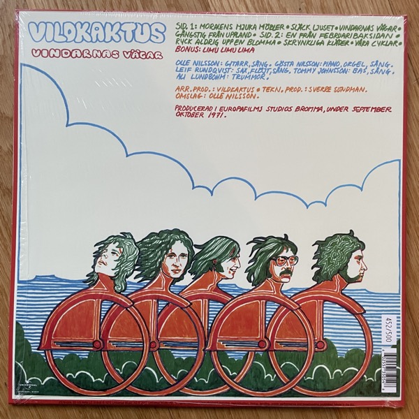 VILDKAKTUS Vindarnas Vägar (Clear vinyl) (Universal - Sweden reissue) (NM) LP