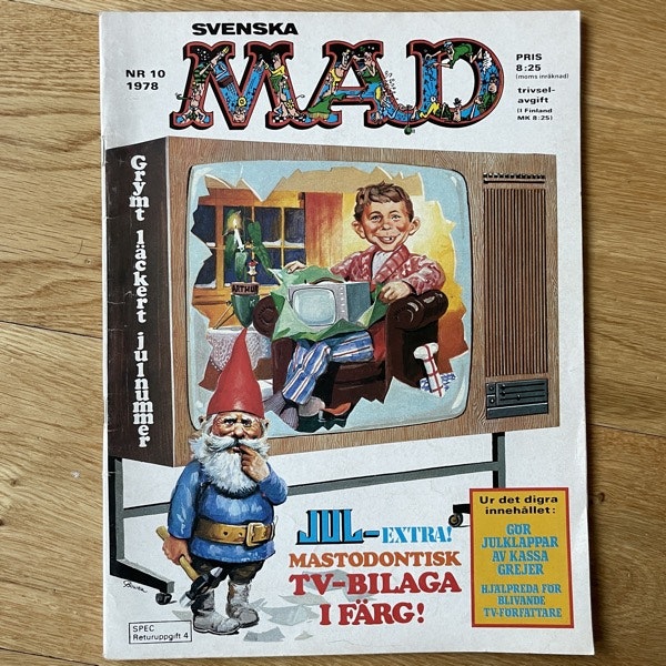 SVENSKA MAD #10 1978 (VG+) MAGAZINE