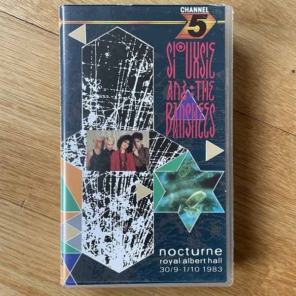 SIOUXSIE & THE BANSHEES Nocturne (CHannel 5 - UK 1986 reissue) (VG+) VHS