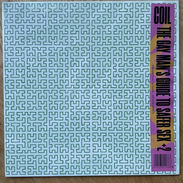 COIL The Gay Man's Guide To Safer Sex + 2 (Green vinyl) (Musique Pour La Danse - Switzerland repress) (NM/EX) LP