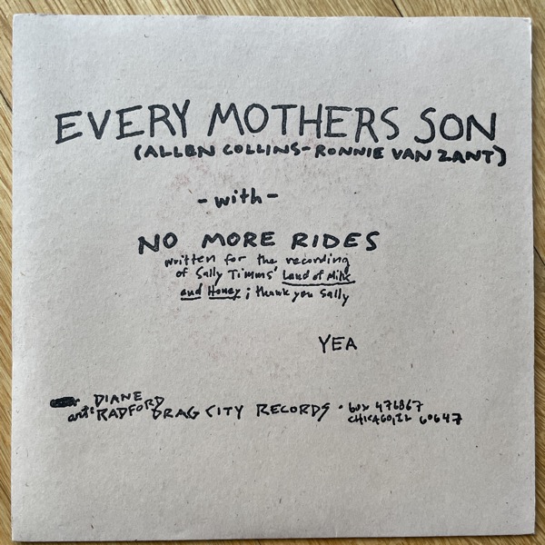 PALACE Every Mothers Son (Drag City - USA original) (VG+/EX) 7"