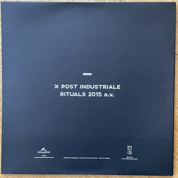 MZ.412 / TREPANERINGSRITUALEN X Post Industriale / Rituals 2015 e.v. (Old Europa Cafe - Italy original) (EX/NM) 2LP