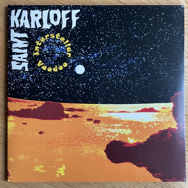 SAINT KARLOFF Interstellar Voodoo (Yellow/black vinyl) (Majestic Mountain - Sweden original) (EX/NM) LP