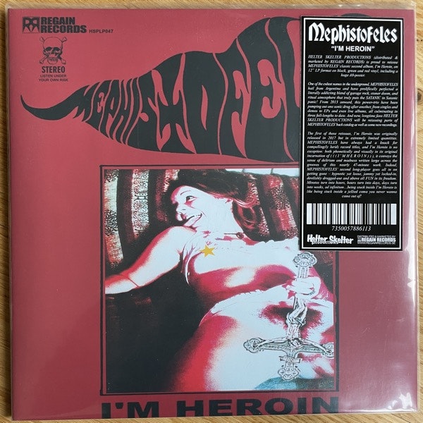 MEPHISTOFELES I‘M HEROIN (Green vinyl) (Helter Skelter - Sweden reissue) (NM) LP