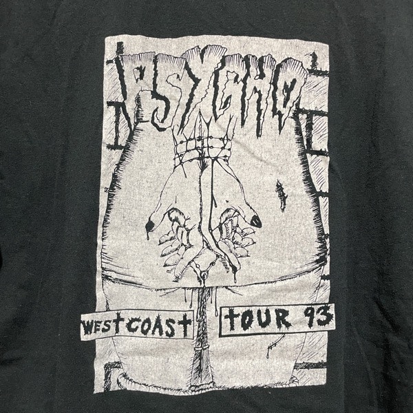 PSYCHO West Coast Tour 93 (S/M) (USED) T-SHIRT