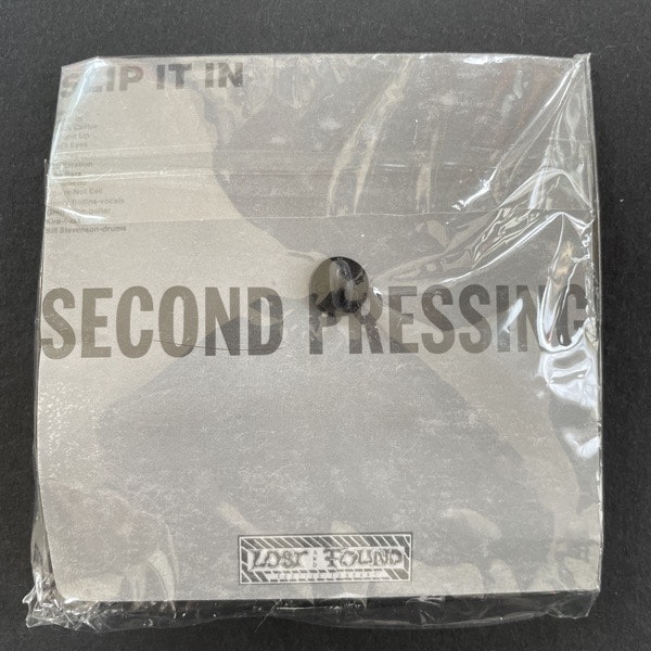 BLACK FLAG Slip It In METAL BADGE