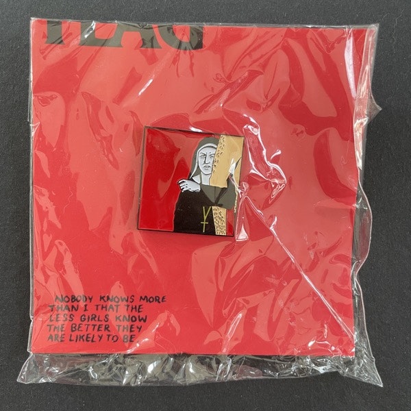 BLACK FLAG Slip It In METAL BADGE