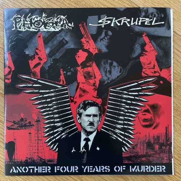 PHOBIA / SKRUPEL Another Four Years Of Murder (White vinyl) (Regurgitated Semen - Germany original) (EX) 7"