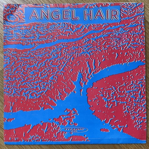 BARE MINIMUM / ANGEL HAIR Split (Clear vinyl) (Titanic - USA original) (VG+/EX) 7"
