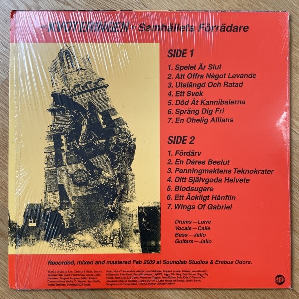 KVOTERINGEN Samhällets Förrädare (Feral Ward - USA original) (EX) LP