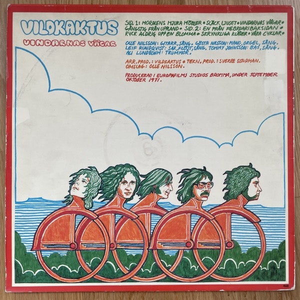 VILDKAKTUS Vindarnas Vägar (Polydor - Sweden original) (VG) LP