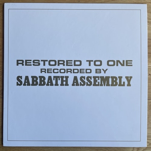 SABBATH ASSEMBLY Restored To One (Gold vinyl) (The Ajna Offensive - USA original) (EX) LP