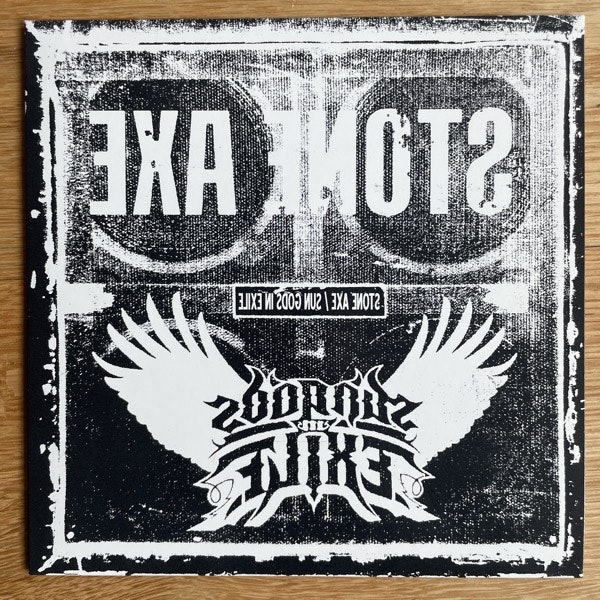 STONE AXE / SUN GODS IN EXILE Split (Green vinyl) (Hydro-Phonic - USA original) (NM) 7"