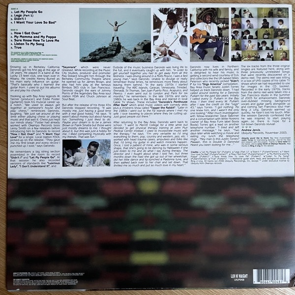 DARONDO Let My People Go (Luv N' Haight - USA original) (EX) LP