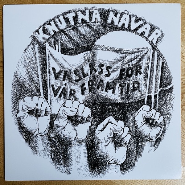 KNUTNA NÄVAR Vi Slåss För Vår Framtid (Walking Lizzy - Sweden reissue) (EX/VG+) 12" EP