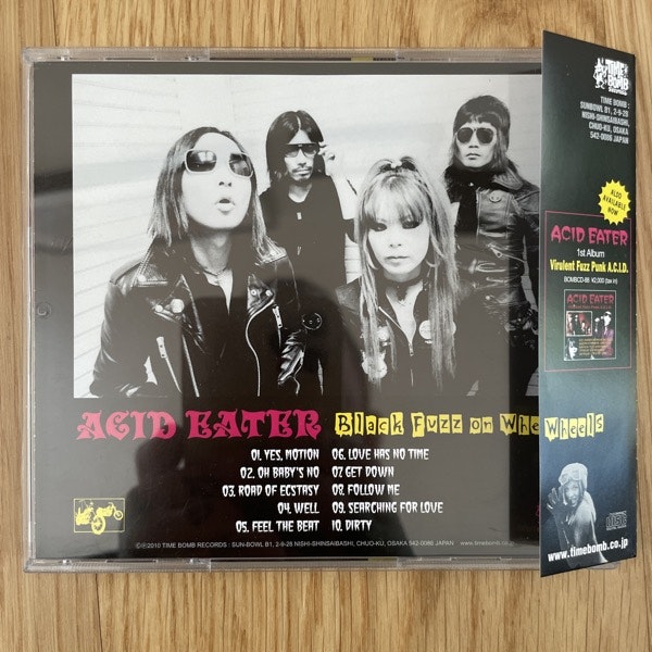 ACID EATER Black Fuzz On Wheels (Time Bomb - Japan original) (NM) CD