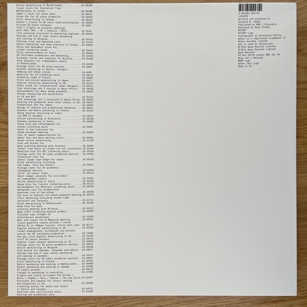 APHEX TWIN Syro (Warp - Europe original) (NM/EX) 3x12"