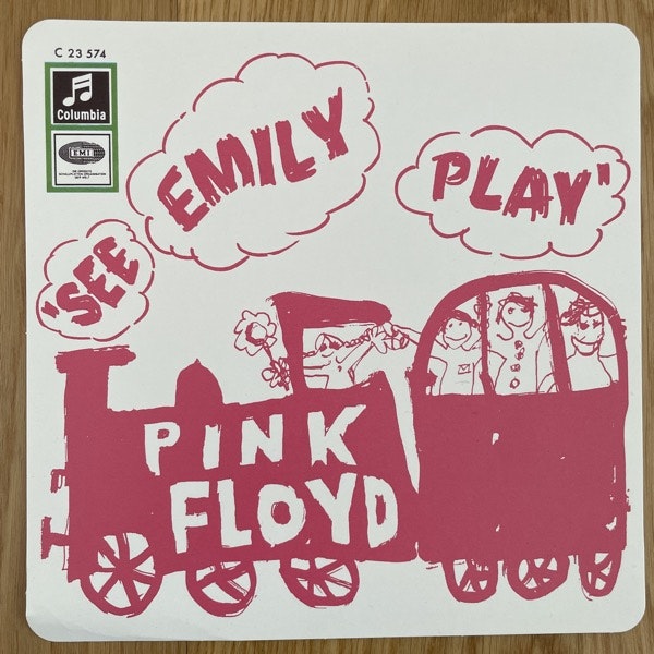 PINK FLOYD See Emily Play (Pink vinyl) (Columbia - Europe 2013 reissue) (EX) 7"