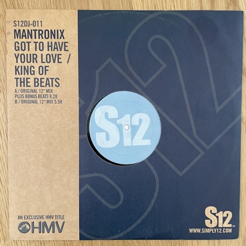 MANTRONIX Got To Have Your Love / King Of The Beats (S12 - UK original) (VG+/VG) 12"