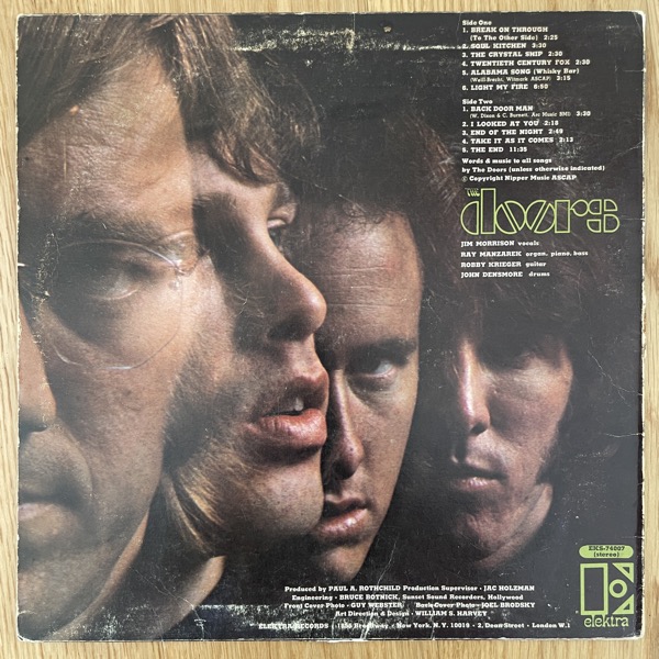 DOORS, the The Doors (Elektra - USA late 70's reissue) (VG-/VG) LP