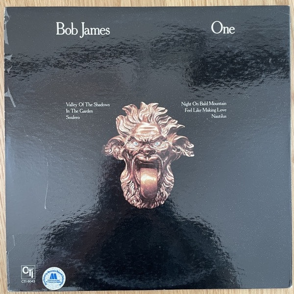 BOB JAMES One (CTI - USA original) (EX/VG+) LP