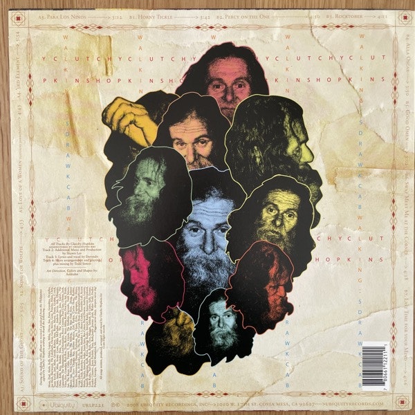CLUTCHY HOPKINS Walking Sdrawkcab (Ubiquity - USA original) (EX) LP