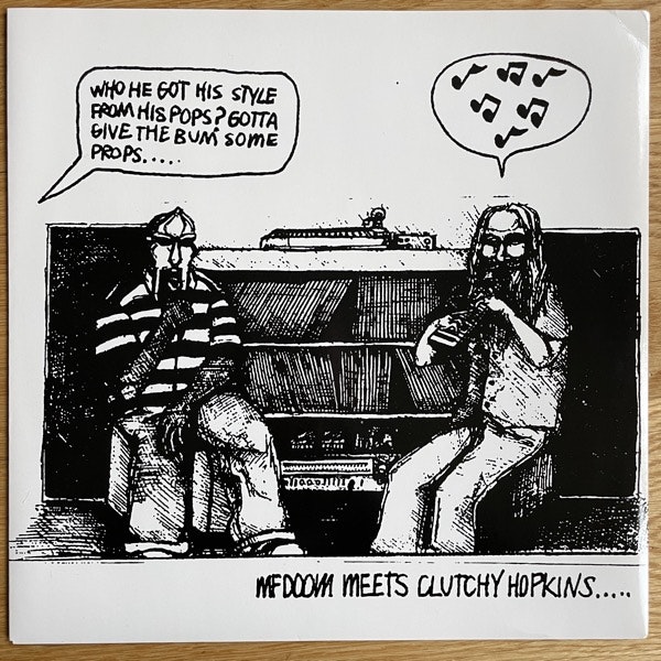MF DOOM MEETS CLUTCHY HOPKINS MF Doom Meets Clutchy Hopkins.... (No label - UK original) (EX/VG+) 12"