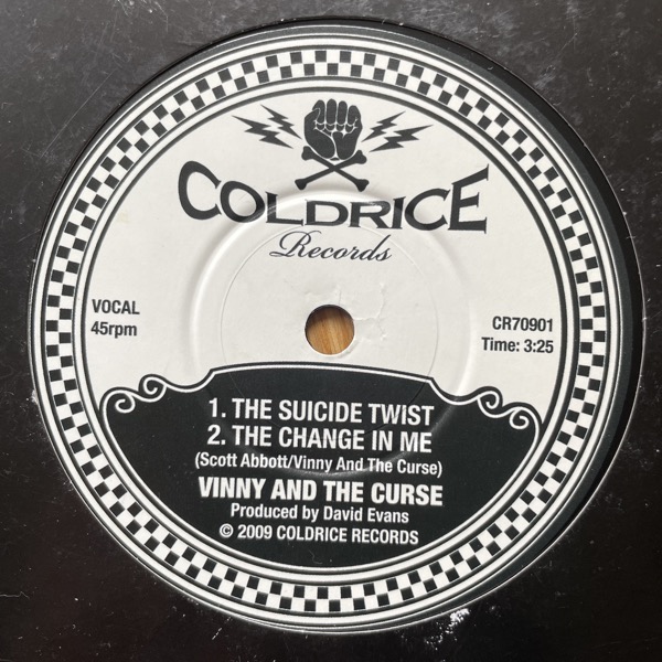 BLACK MEKON / VINNY AND THE CURSE Split (Coldrice - UK original) (VG/EX) 7"