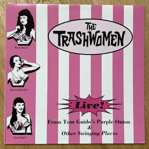 TRASHWOMEN, the Live! At Tom Guido's Purple Onion And Other Swinging Places (Lazy Lizard - USA original) (VG+/EX) LP