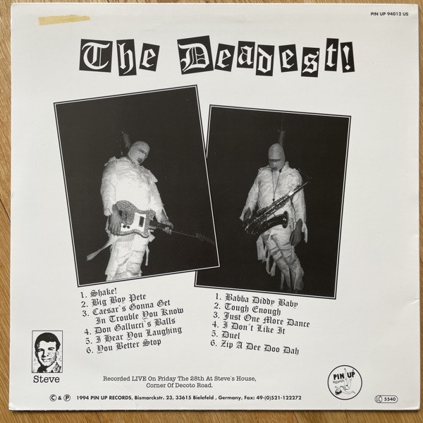 MUMMIES, the Party At Steve's House (Pin Up - USA original) (VG+/EX) LP