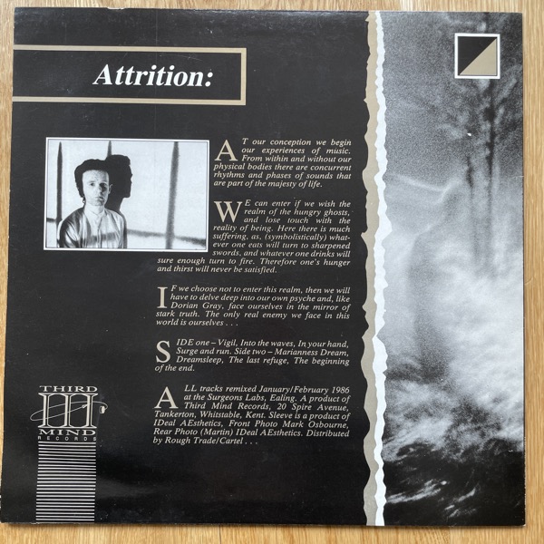 ATTRITION In The Realm Of The Hungry Ghosts (Third Mind - UK original) (VG+) LP
