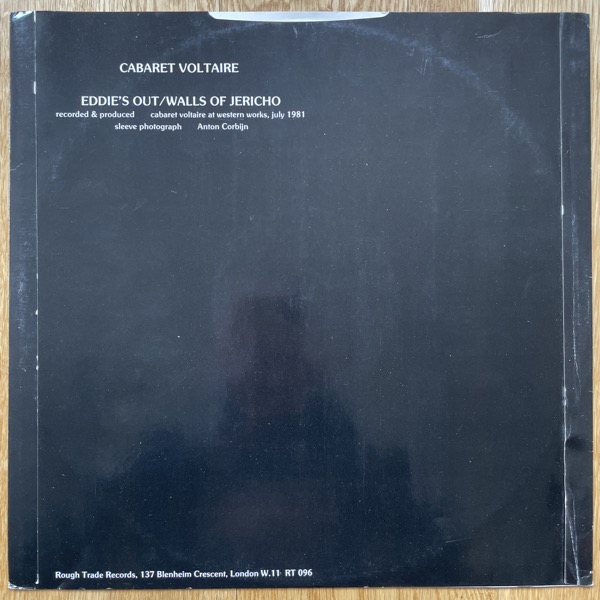 CABARET VOLTAIRE Eddie's Out / Walls Of Jericho (Rough Trade - UK original) (VG+/EX) 12"