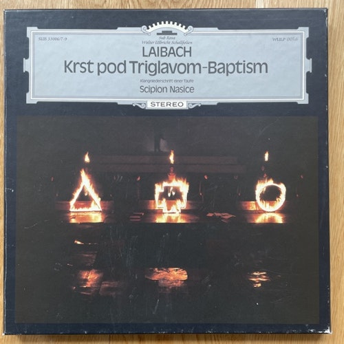 LAIBACH Krst Pod Triglavom - Baptism (Walter Ulbricht Schallfolien - Germany original) (VG/VG+) 2LP BOX