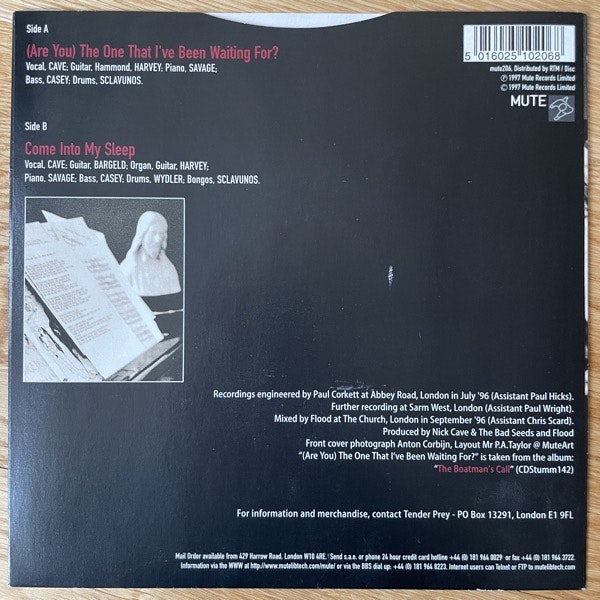 NICK CAVE & THE BAD SEEDS (Are You) The One That I've Been Waiting For? (Mute - UK original) (EX/VG+) 7"
