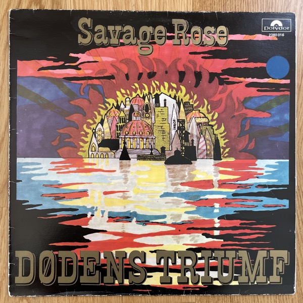SAVAGE ROSE Dødens Triumf (Polydor - Scandinavia 1975 reissue) (VG) LP
