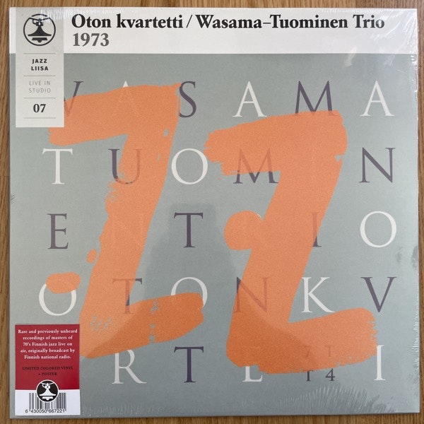 OTON KVARTETTI / WASAMA-TUOMINEN TRIO Jazz Liisa 07 (Green vinyl) (Svart - Finland original) (SS) LP