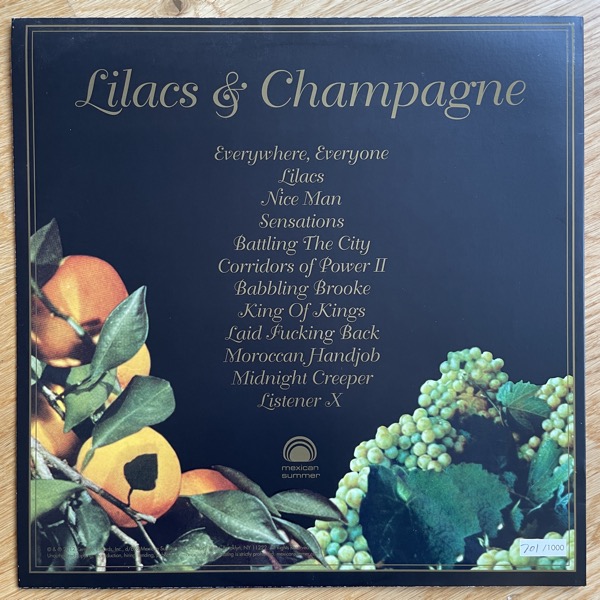 LILACS & CHAMPAGNE Lilacs & Champagne (Mexican Summer - USA original) (EX) LP