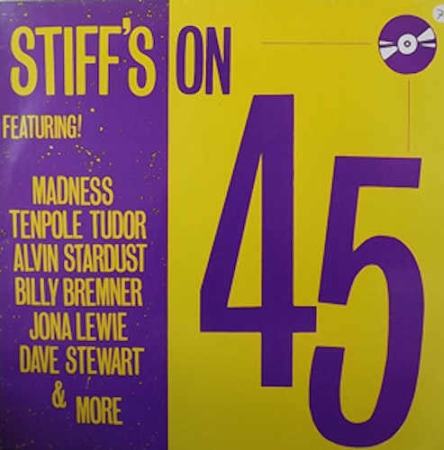 VARIOUS Stiffs on 45 (Stiff - Scandinavia original) (EX/VG+) LP