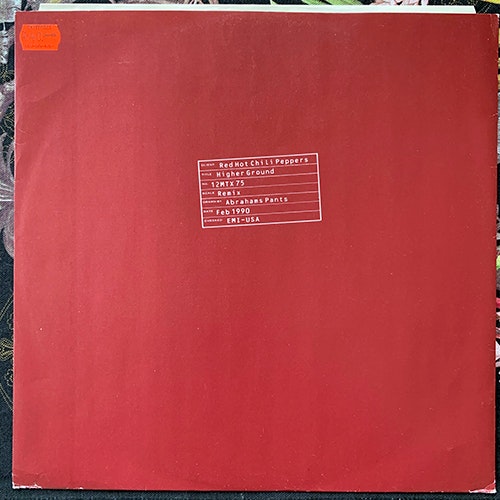 RED HOT CHILI PEPPERS Higher Ground (EMI - UK original) (VG+) 12"