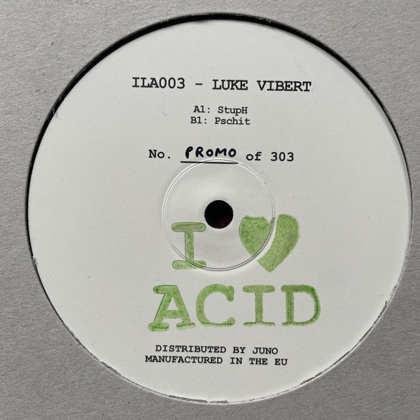 LUKE VIBERT I Love Acid 003 (Promo) (I Love Acid - UK original) (VG+/EX) 12"